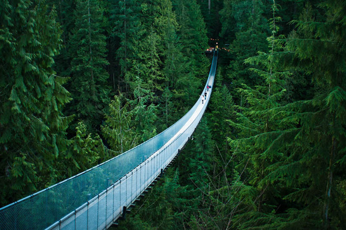 Podul suspendat Capilano din Vancouver